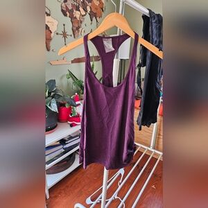 DYI purple workout tank size L